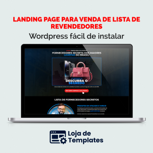 Landing page para venda de lista de revendedores