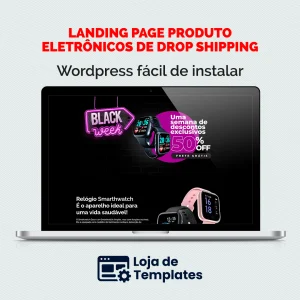 Landing Page Produto eletrônicos de drop shipping