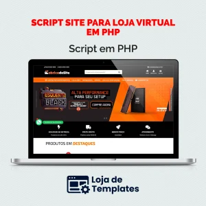 Script Site para Loja Virtual em PHP