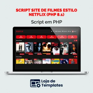 Script site de filmes estilo Netflix ( PHP 8.1)