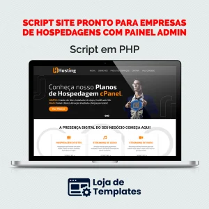 Script site pronto para empresas de hospedagens com painel admin