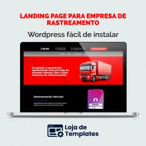 Landing Page para empresa de rastreamento veícular ou monitoramento