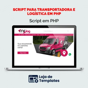 Script Site pronto para transportadora e logística em PHP