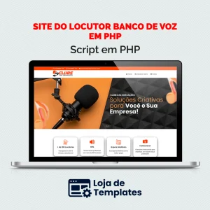 Site do Locutor banco de voz em PHP