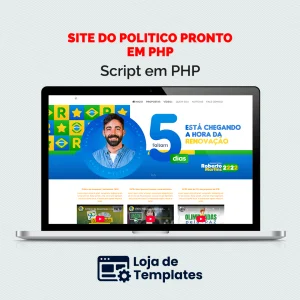 Site do politico pronto em PHP