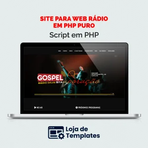 Site para Web Rádio em PHP puro