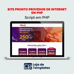 Site pronto Provedor de internet em PHP modelo 1
