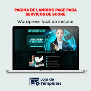 Página de Landing Page para serviços de Score