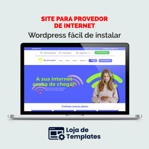 Site para provedor de internet