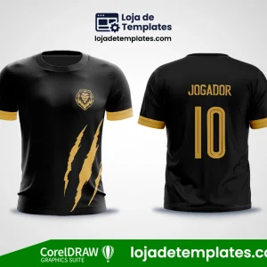 Arte Vetorial Camiseta Personalizada – Modelo em CorelDRAW