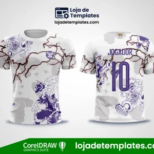 Arte Vetorial Camiseta Personalizada – Modelo em CorelDRAW