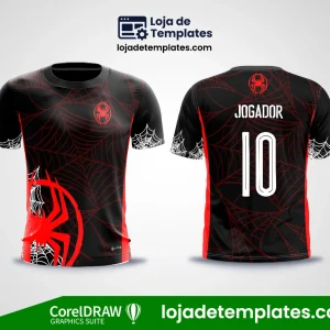 Arte Vetorial Camiseta Personalizada – Modelo em CorelDRAW