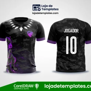 Arte Vetorial Camiseta Personalizada – Modelo em CorelDRAW