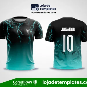 Arte Vetorial Camiseta Personalizada – Modelo em CorelDRAW