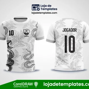 Arte Vetorial Camiseta Personalizada – Modelo em CorelDRAW