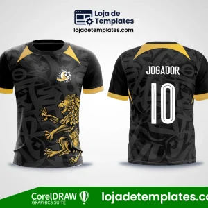 Arte Vetorial Camiseta Personalizada – Modelo em CorelDRAW