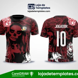Arte Vetorial Camiseta Personalizada – Modelo em CorelDRAW