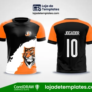 Arte Vetorial Camiseta Personalizada – Modelo em CorelDRAW