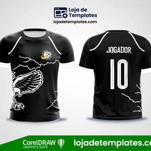 Arte Vetorial Camiseta Personalizada – Modelo em CorelDRAW