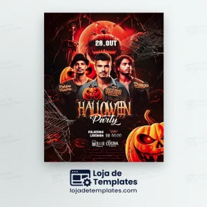 HALLOWEEN PARTY FEED PSD