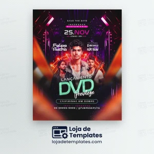 EVENTO LANÇAMENTO DVD SAVE THE DATE FEED PSD