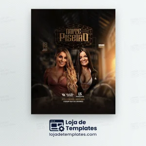 FLYER NOITE DO PISEIRO FEED PSD