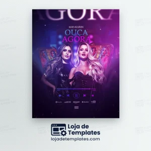 FLYER OUÇA AGORA FEED PSD