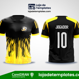 Arte Vetorial Camiseta Personalizada – Modelo em CorelDRAW