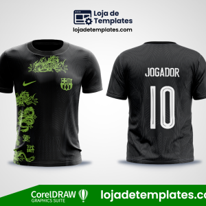 Arte Vetorial Camiseta Personalizada – Modelo em CorelDRAW