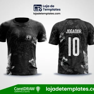 Arte Vetorial Camiseta Personalizada – Modelo em CorelDRAW