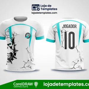 Arte Vetorial Camiseta Personalizada – Modelo em CorelDRAW
