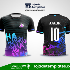 Arte Vetorial Camiseta Personalizada – Modelo em CorelDRAW