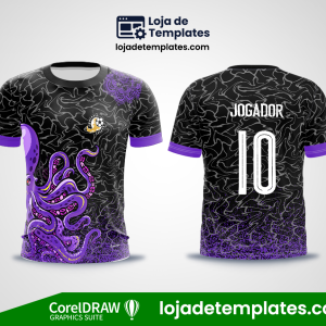 Arte Vetorial Camiseta Personalizada – Modelo em CorelDRAW