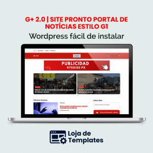 Site Pronto Portal de Notícias estilo G+ 2.0