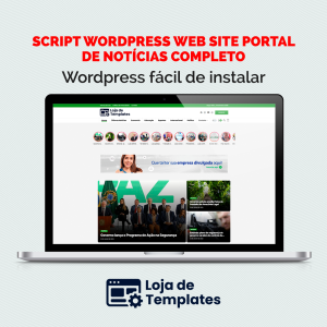 Web Site Portal de Notícias Completo WordPress