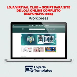 Loja Virtual Club – Script para Site de Loja Online Completo Responsivo 2025
